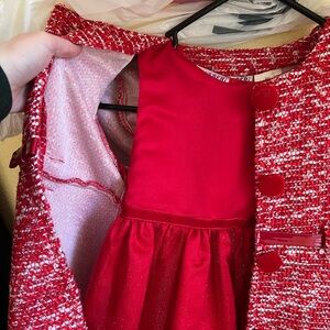 Girls red Fancy dress